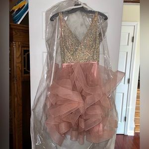 Pink & Gold Cocktail Dress